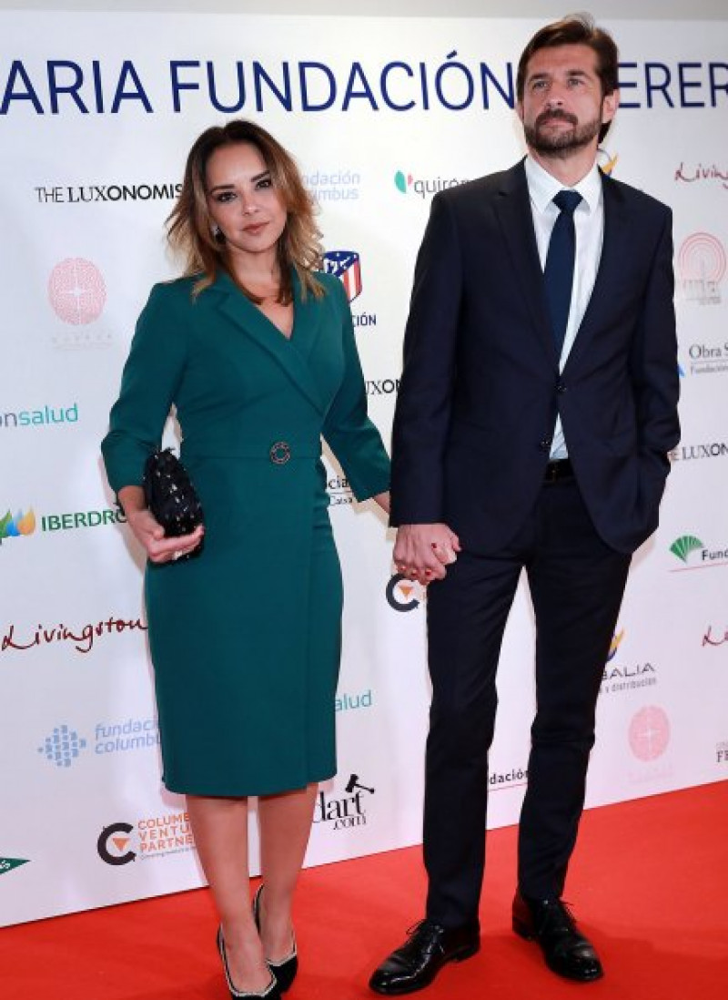 Chenoa y Miguel Ángel Encinas asistiendo a la Gran cena solidaria de la Fundación Querer.