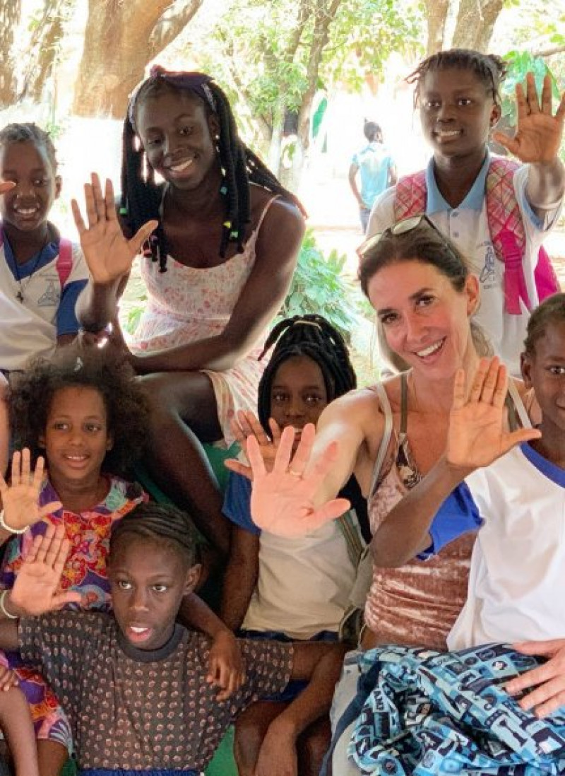 Elsa Anka ha vuelto «enamorada» de los niños de Guinea Bissau.