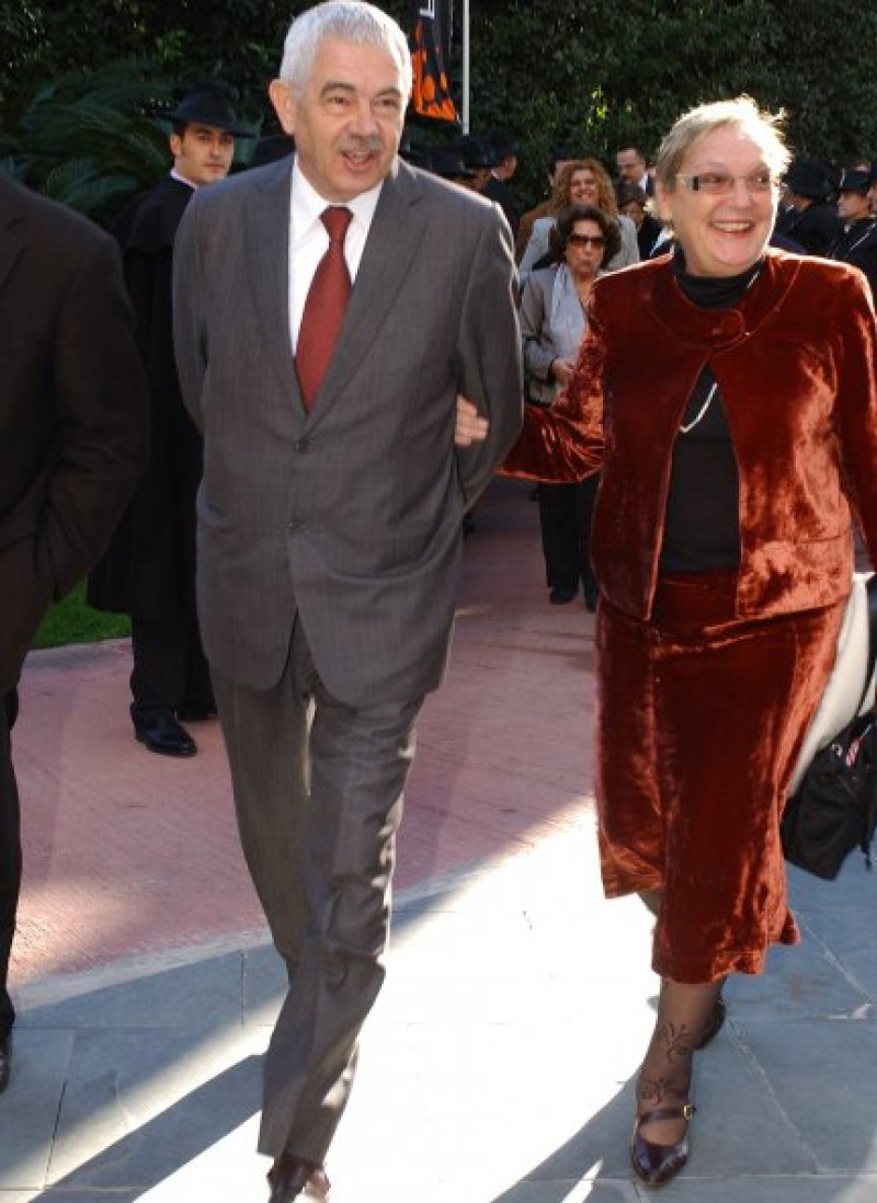 Maragall y su esposa, Diana Garrigosa, fallecida el pasado mes de febrero.