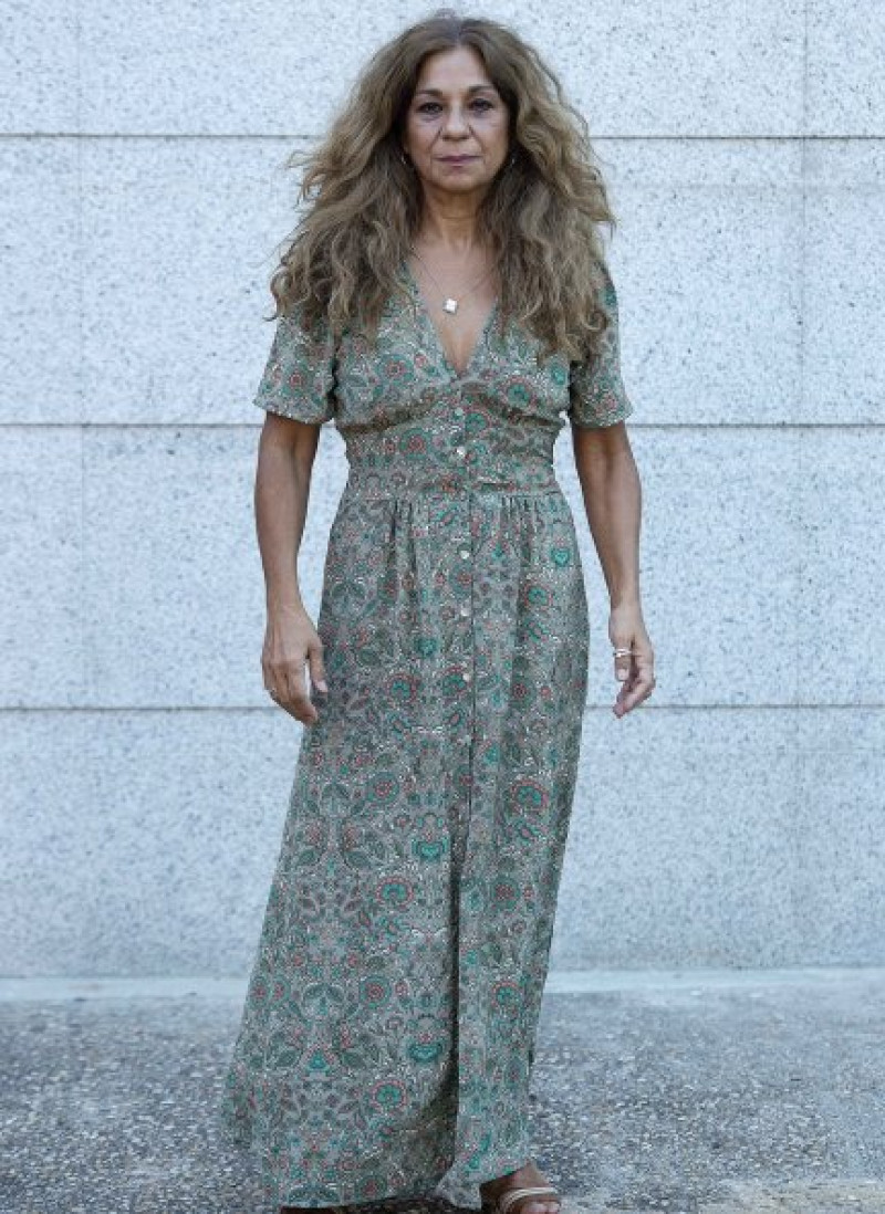 Lolita Flores durante la presentación de su nueva obra de teatro en Madrid.