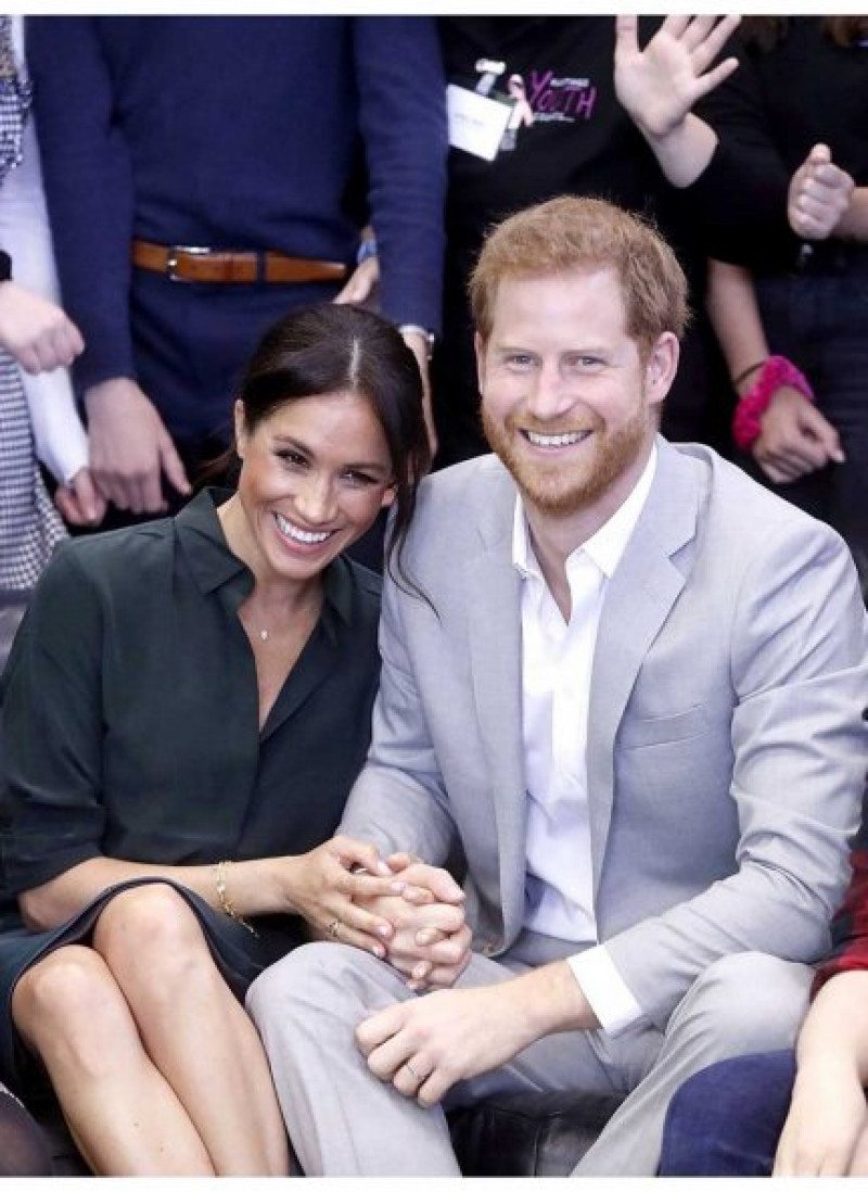 Meghan Markle y el príncipe Harry, en uno de sus compromisos como duques de Sussex.