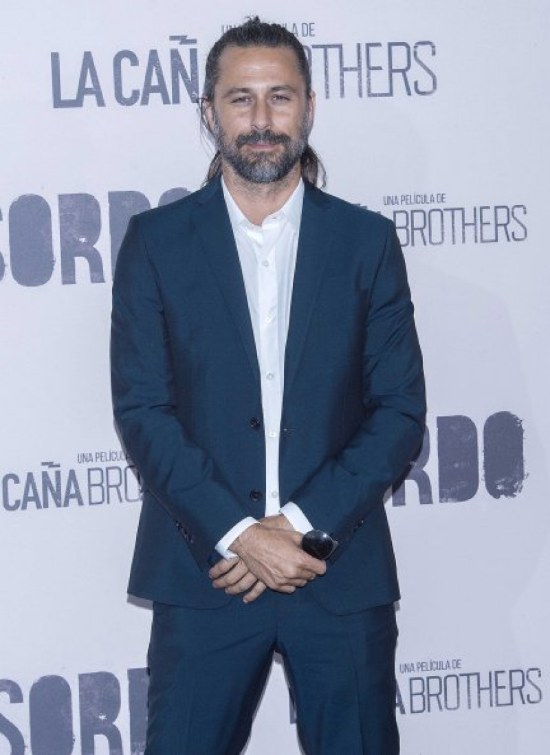 Hugo Silva posando en el photocall de la presentación de la película ‘Sordo’.