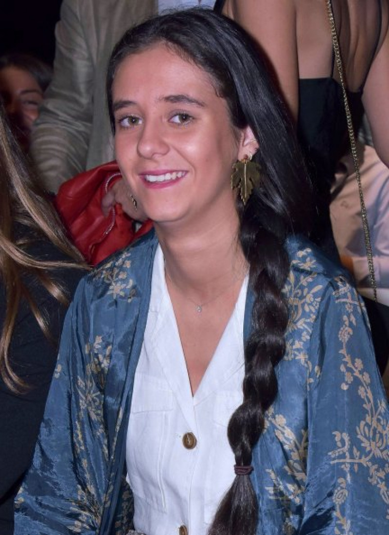 Victoria Federica asiste a un desfile de moda en 2018.