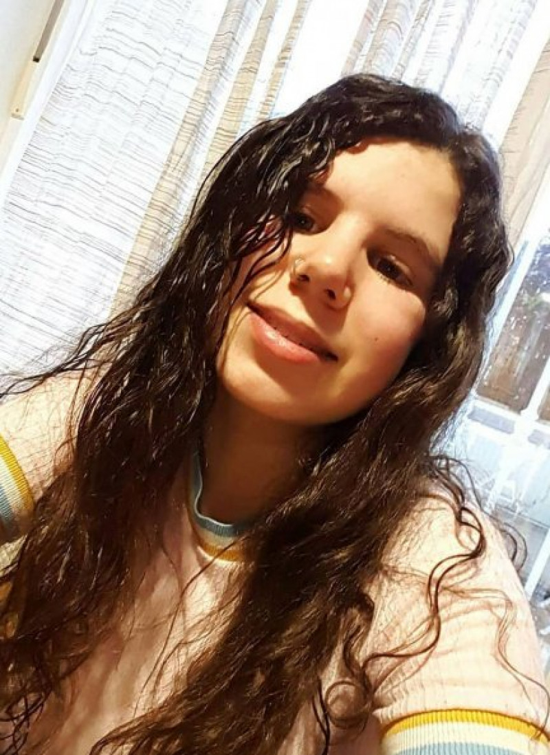 Carla Vigo, de 20 años, en un selfi que ha publicado en su Instagram.