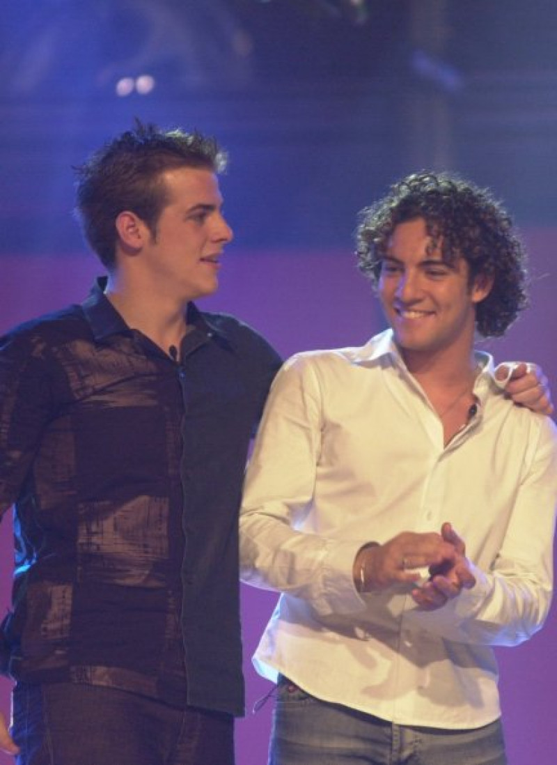 David Bisbal y Álex Casademunt se hicieron grandes amigos en OT.