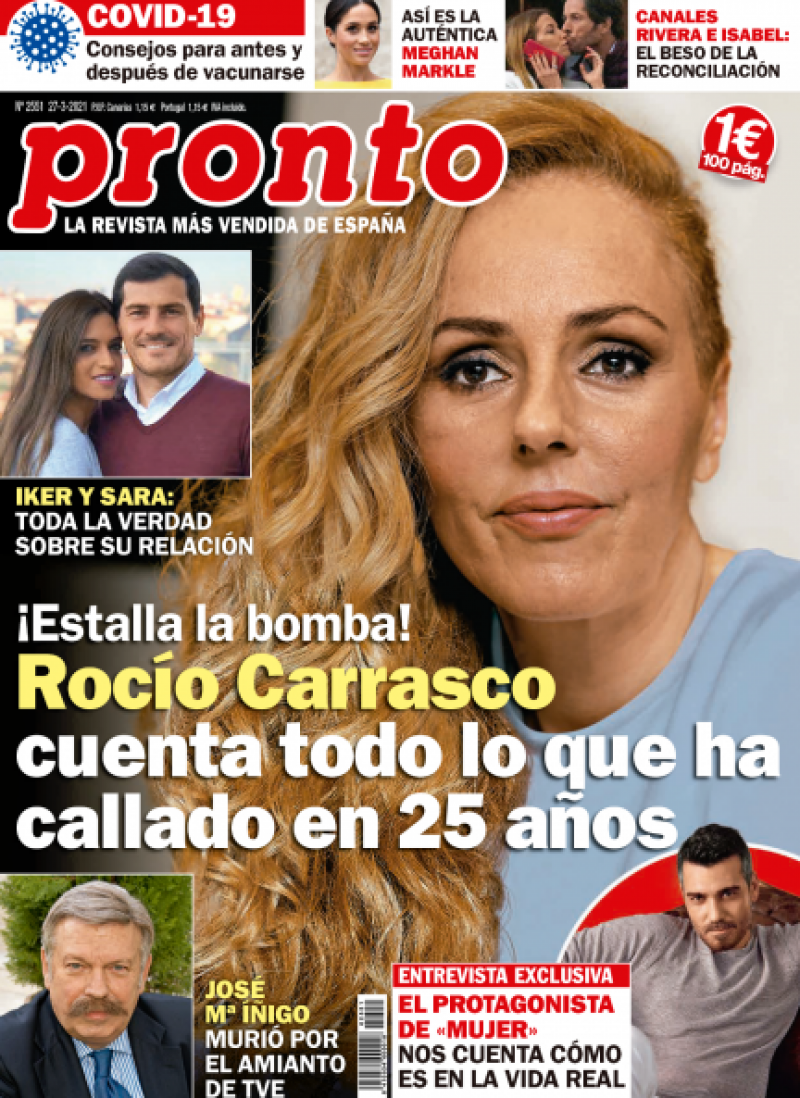 Portada de la revista Pronto número 2551.