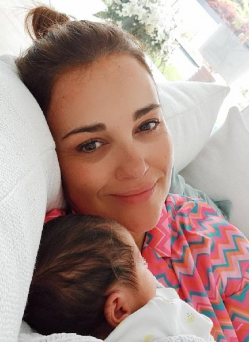 Paula Echevarría con su bebé Miguel Junior para su Instagram (@pau_eche).