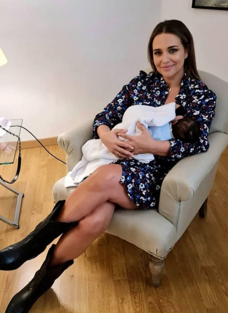 Paula Echevarría comparte su momento más tierno con su bebé.
