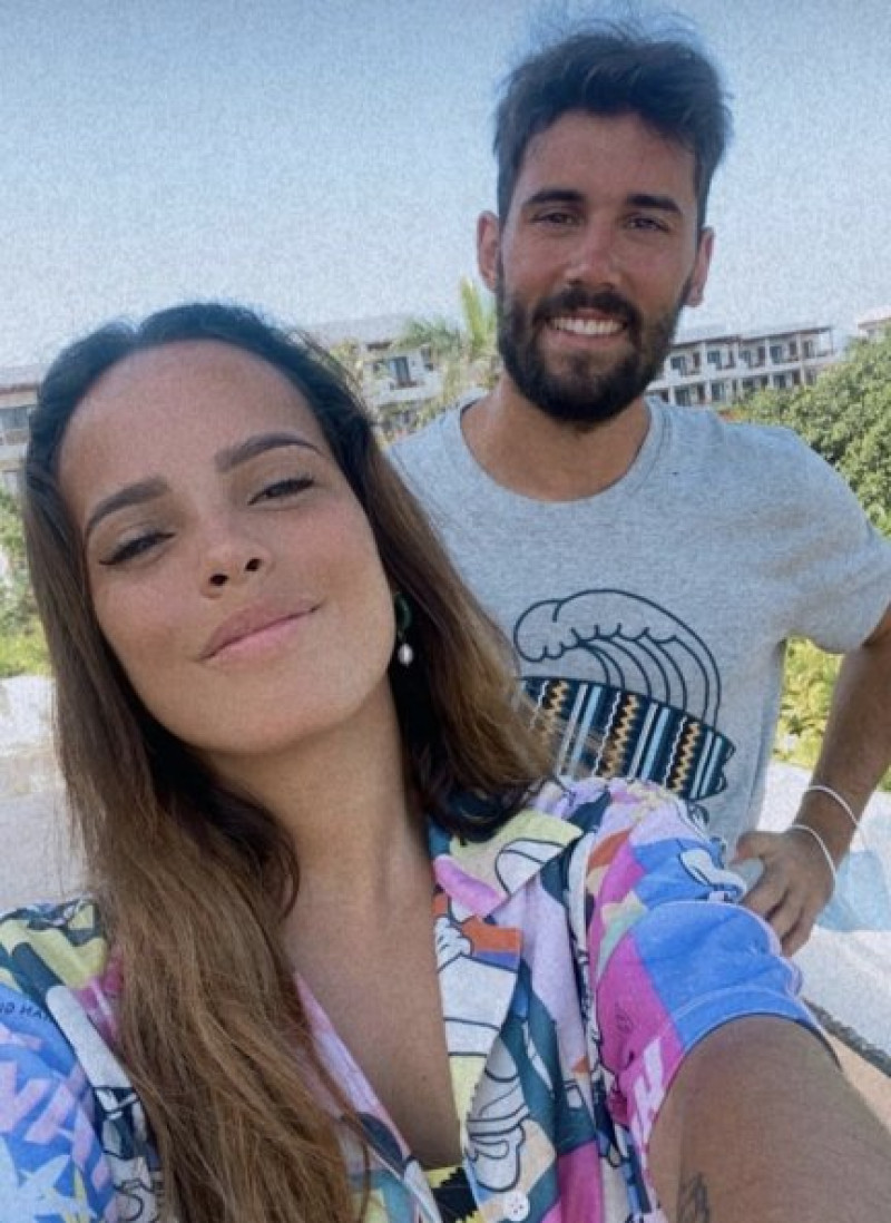 Gloria Camila y su chico en sus vacaciones en Riviera Maya.