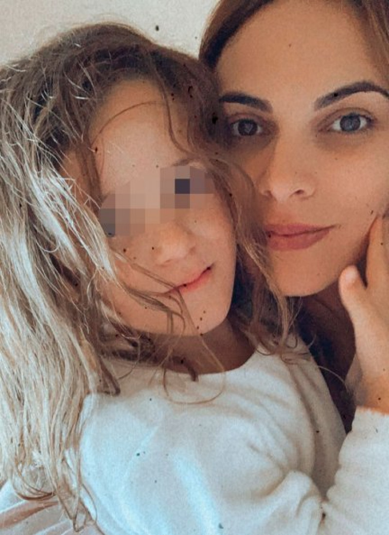 Ana, la hija mayor de la pareja, en su cuarto cumpleaños.