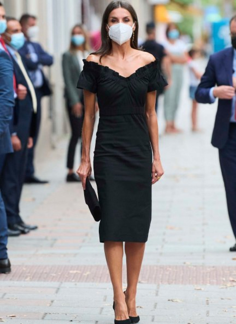 La Reina Letizia con un vestido ecológico de María Malo.