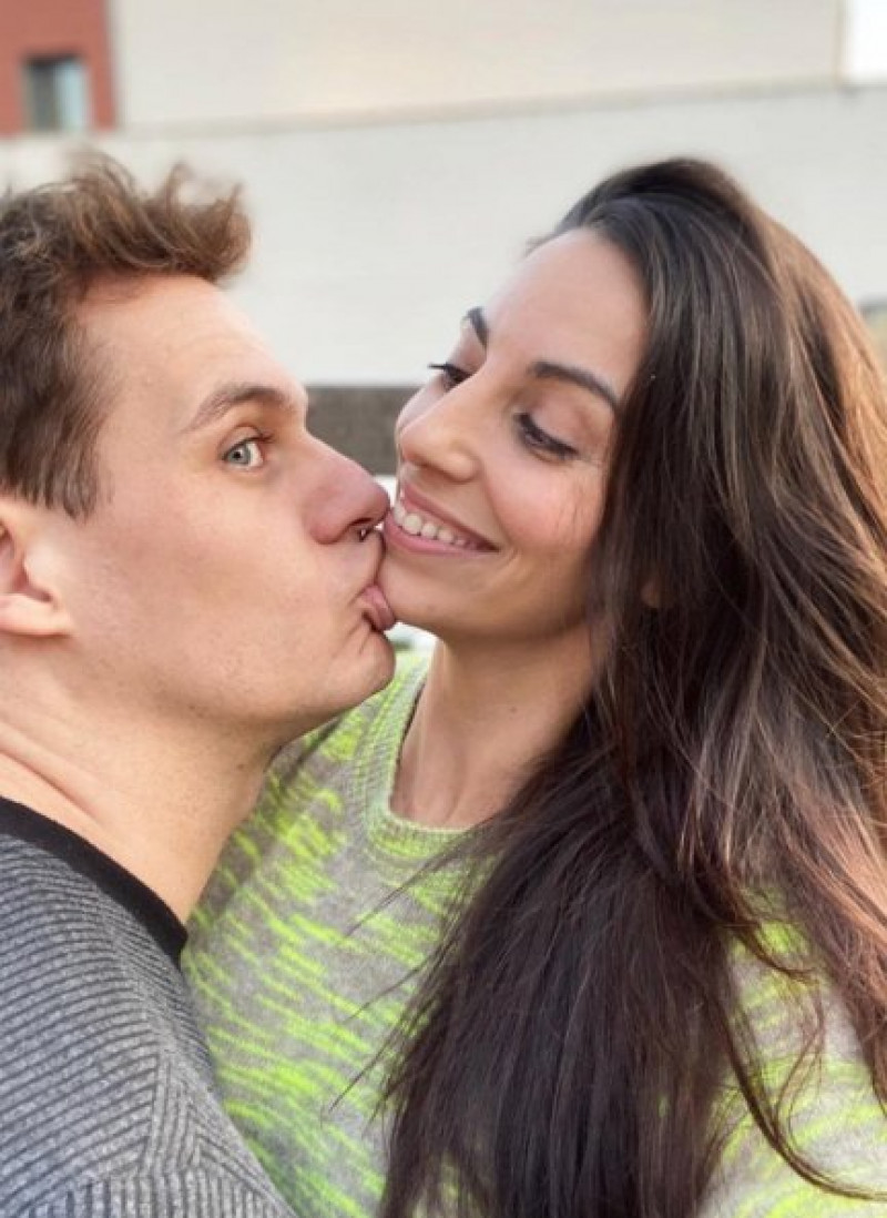 Christian Gálvez y Almudena Cid en una de sus últimas fotografías juntos en Instagram (@almudenacid).