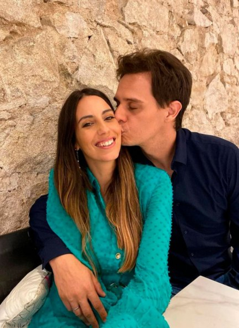 La pareja, en la última foto que compartió junta en las redes sociales.