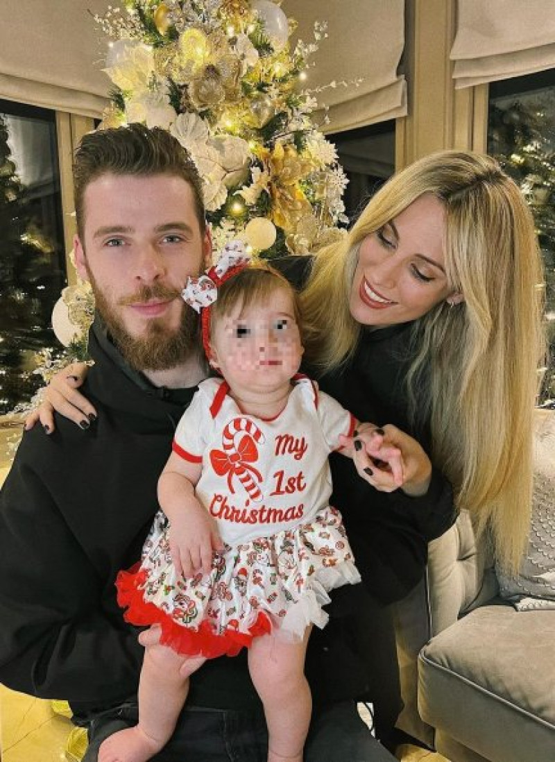 Edurne y David de Gea dieron la bienvenida a la pequeña en marzo (@edurnity).