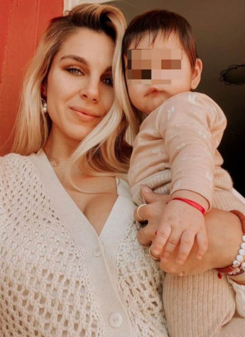 Ivana Icardi junto a su hija Giorgia.