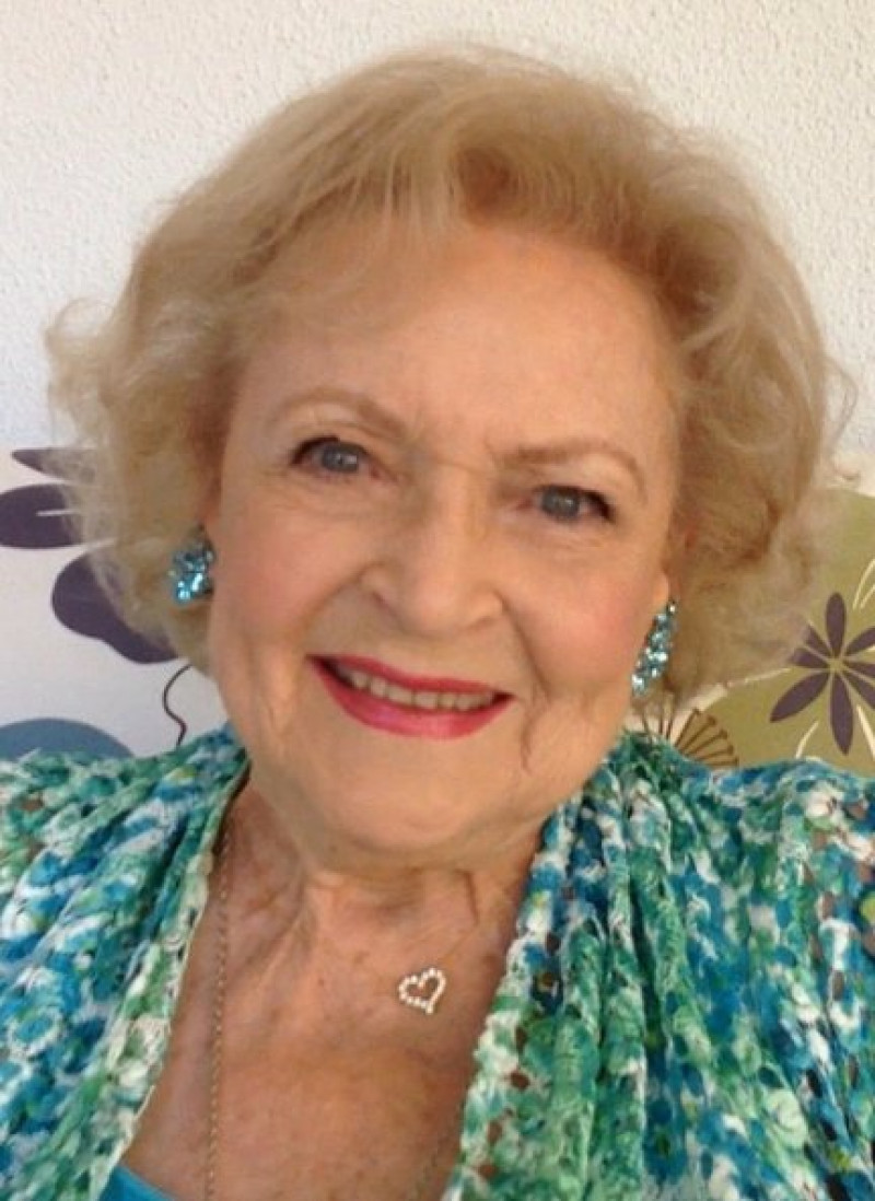 Betty White en una foto reciente.