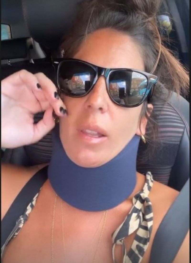 Anabel Pantoja ha sufrido un pequeño percance cervical.