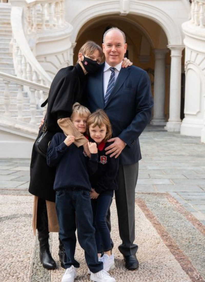 Charlene ha recibido dos visitas de su familia esta Navidad.