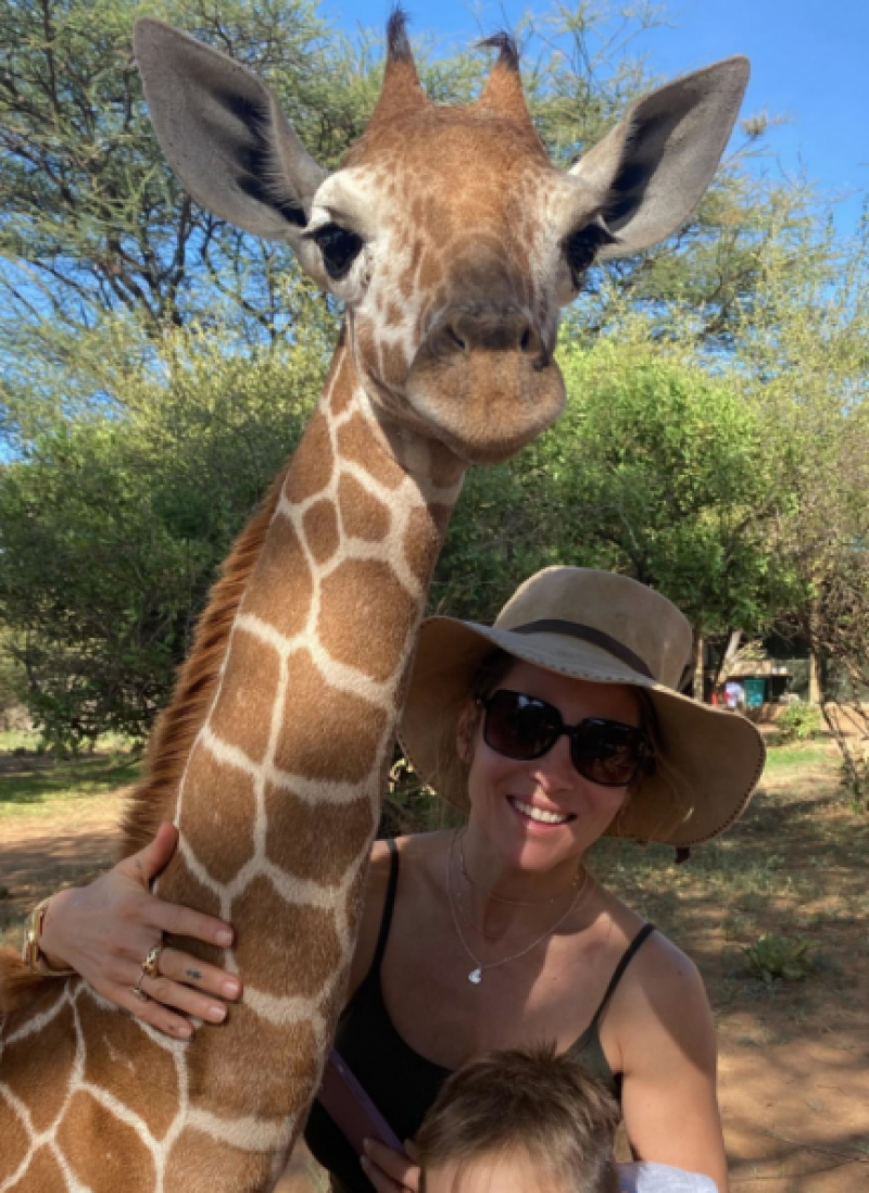 Elsa Pataky se lo ha pasado en grande en Kenia con sus hijos.