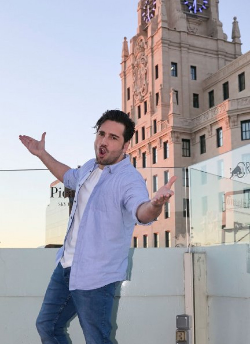 David Bustamante está muy feliz con su nueva faceta como actor de musical.