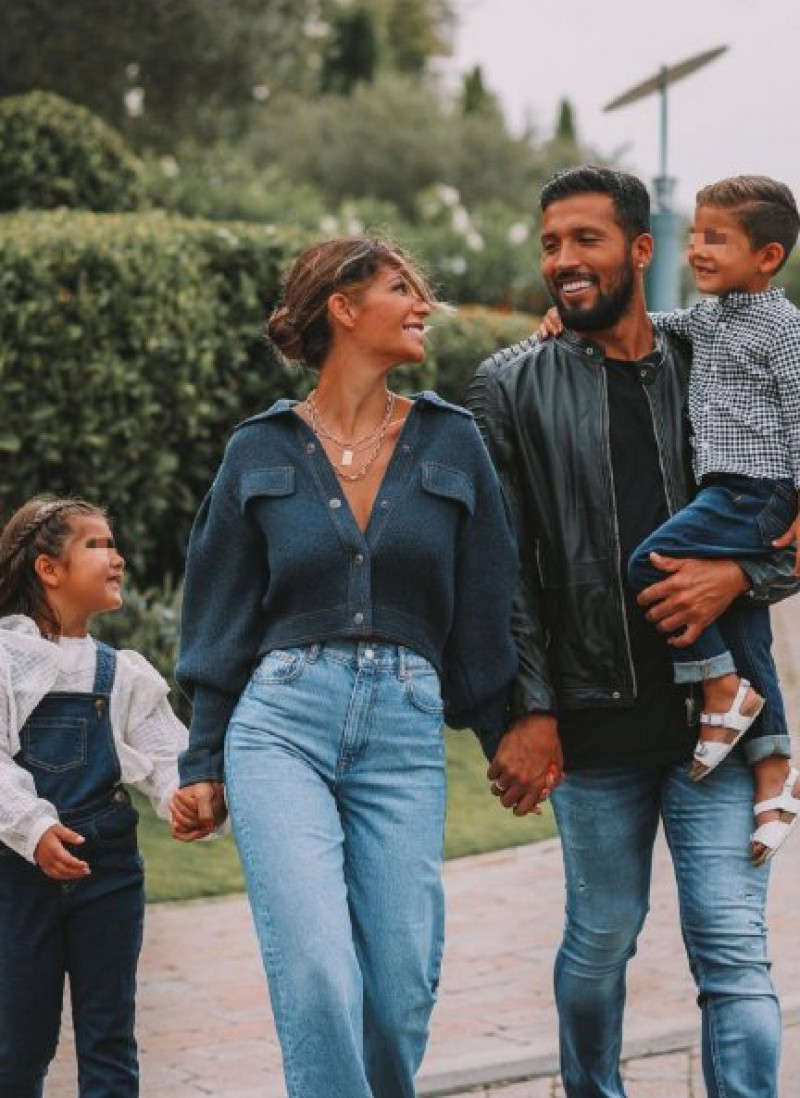 Ezequiel y Tamara han pasado una divertida velada juntos con sus hijos.