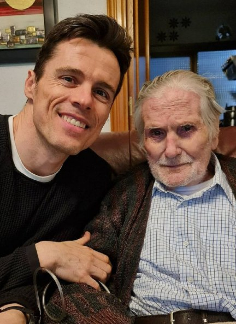 Octavi Pujades junto a su padre, Joan (@octavipujades).