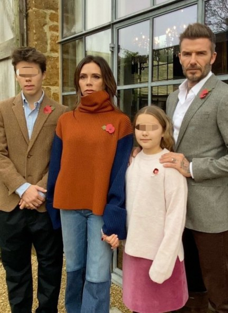 La familia Beckham ha sido víctima de un robo en su propio domicilio.