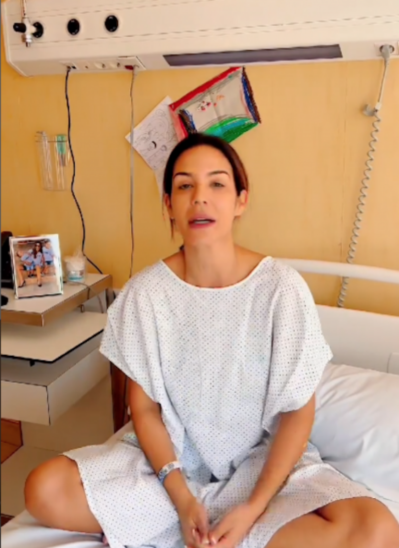 Tamara explica las razones que la han llevado al hospital.