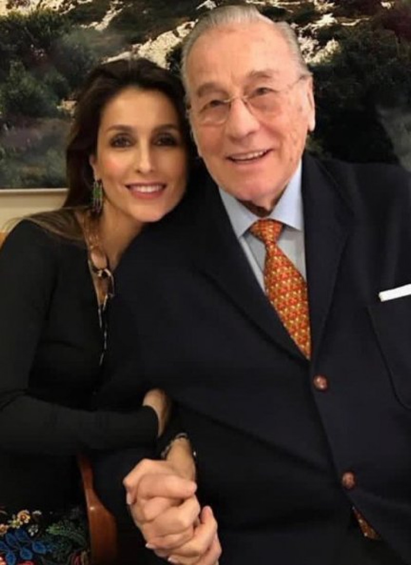Paloma Cuevas, junto a su padre, "el amor de su vida".