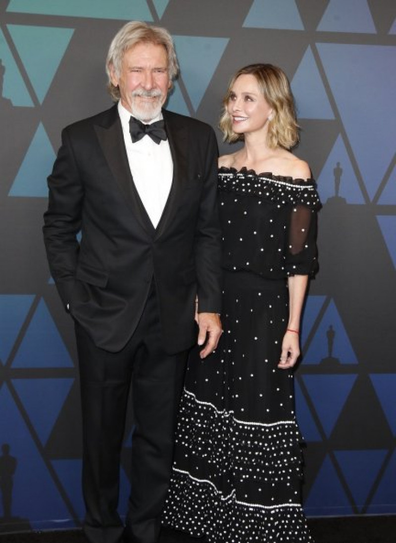 Harrison Ford y Calista Flockhart, en los premios Oscar de 2018.