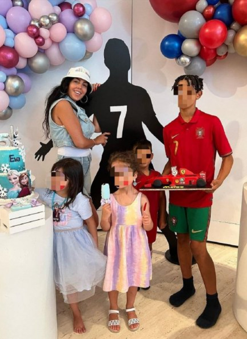 Eva y Mateo, los mellizos de Cristiano y Georgina, tuvieron una gran fiesta de cumpleaños.