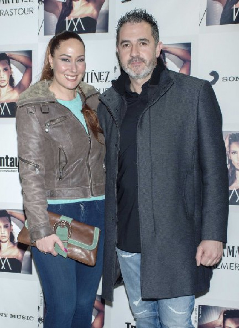 Chayo Mohedano con su marido, Andrés Fernández.