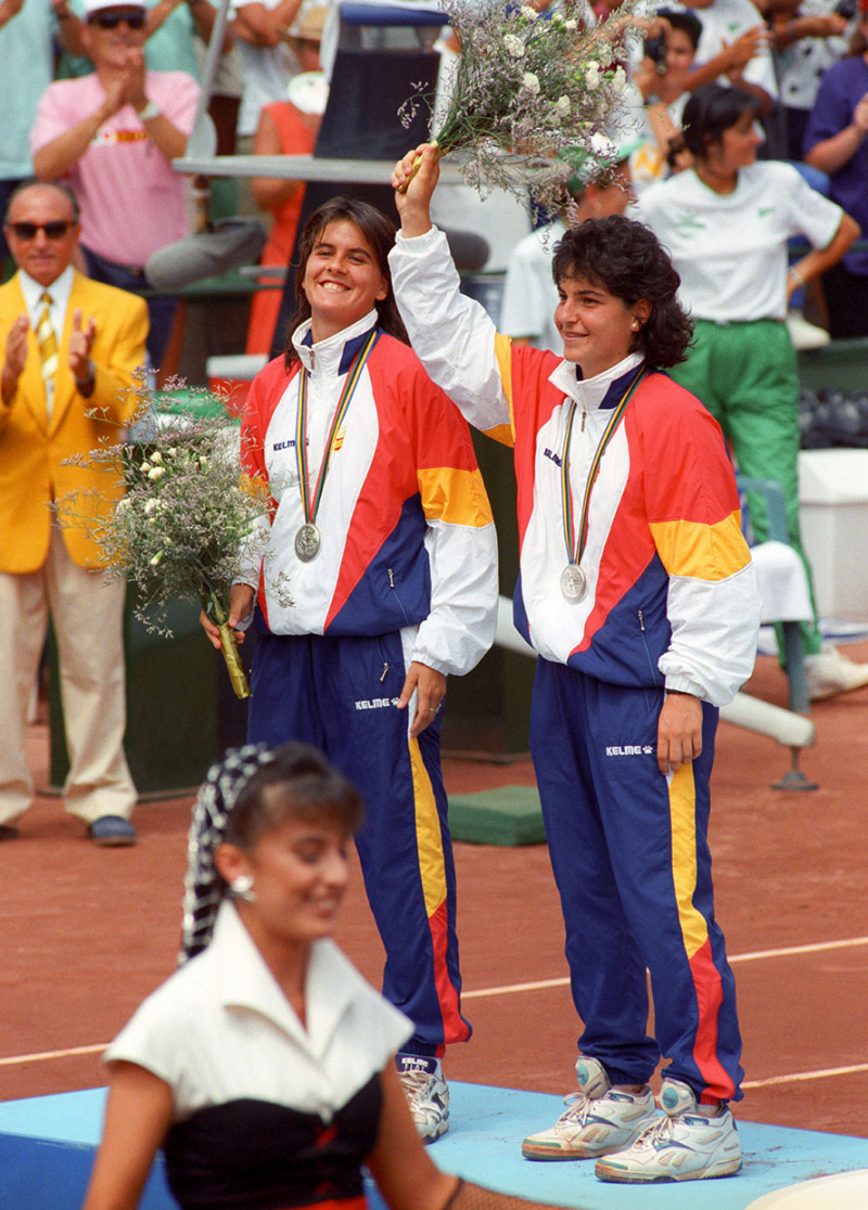 Conchita Martínez y Arancha Sánchez Vicario ganadoras.