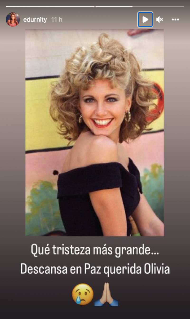 edurne olivia newton john famosos