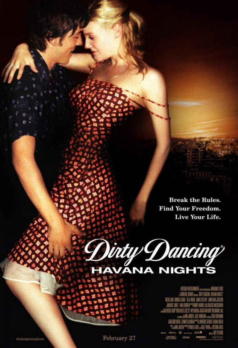 Cartel de la secuela de 'Dirty Dancing', que fracasó.