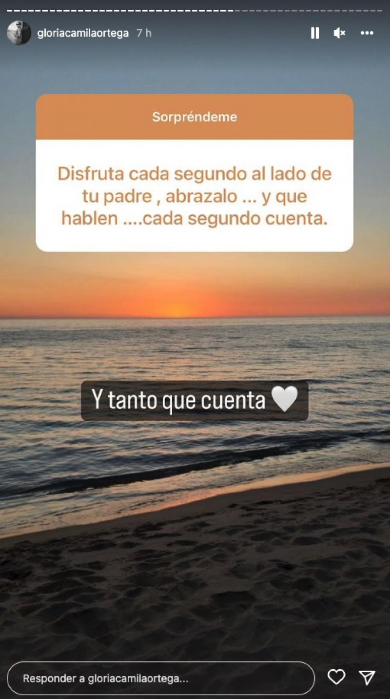 Historias de Instagram (@gloriacamilaortega)