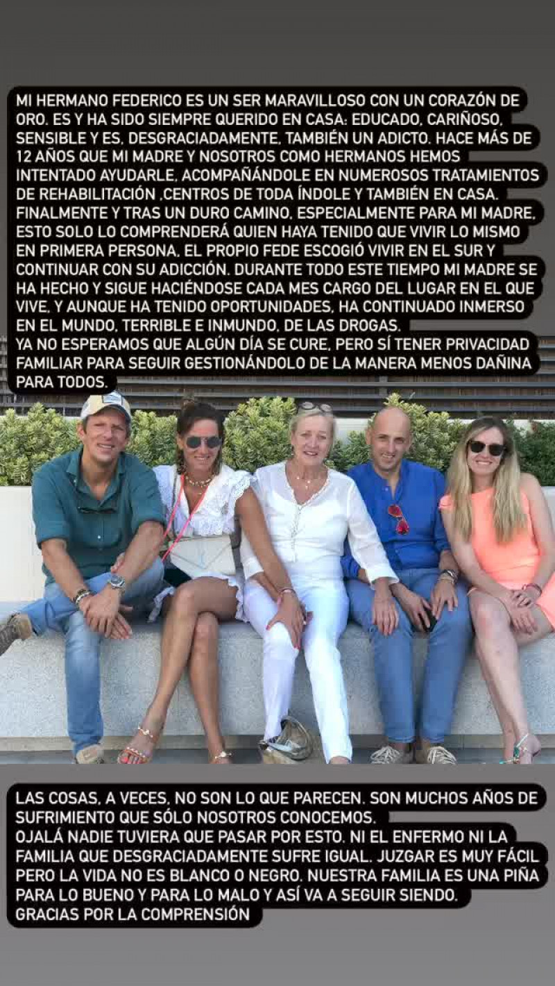 El comunicado que ha emitido la familia Prat tras las acusaciones de Federico (@andrea.prat)