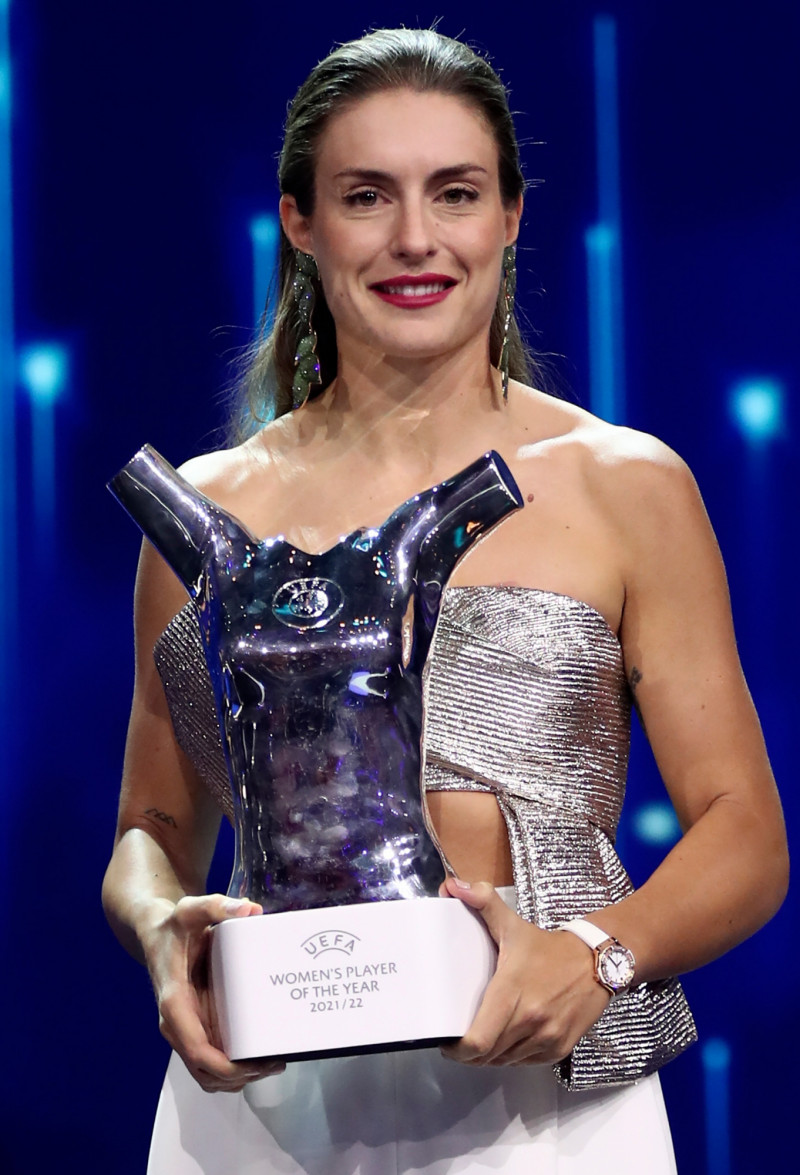 Alexia recogió el premio de mejor jugadora europea de la UEFA el pasado 25 de agosto.