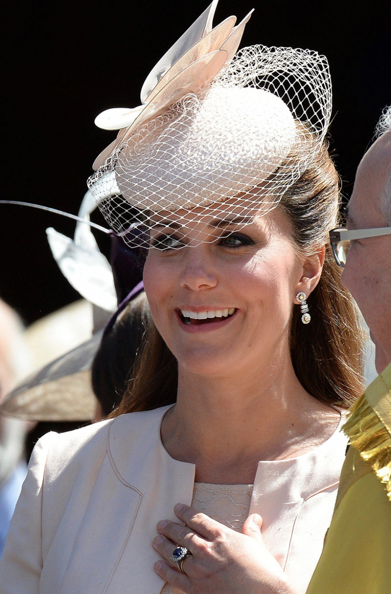 Kate Middleton con el anillo de Diana