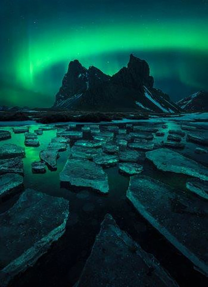 Esta ha sido la aurora boreal ganadora. Es uno de los fenómenos naturales más sobrecogedores.