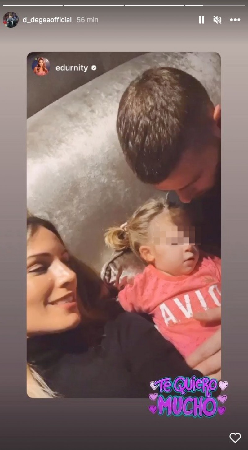 Edurne y David de Gea disfrutan de tiempo en familia