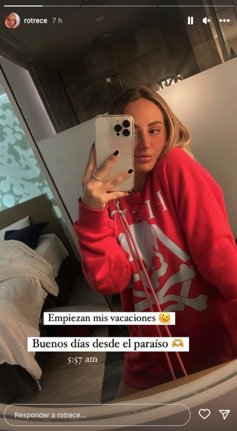 Rocío Flores anuncia el inicio de sus vacaciones