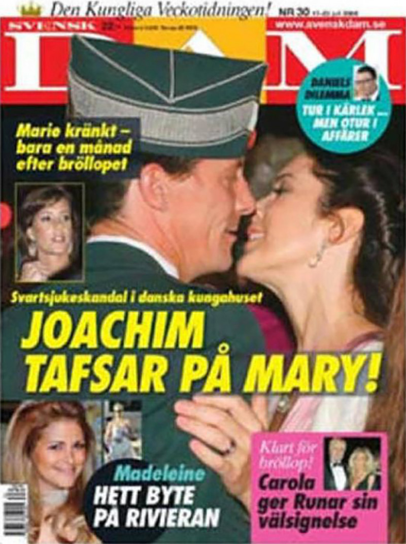 El beso que acabó con la paz en la Familia Real danesa
