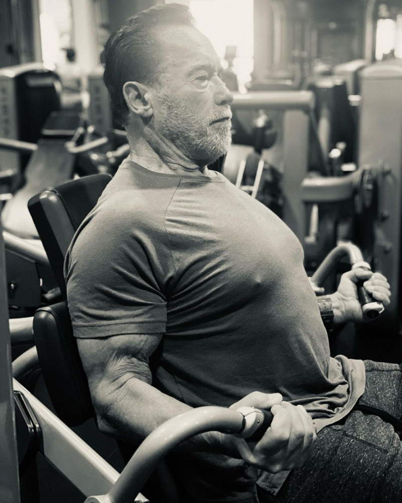 Arnold Schwarzenegger gimnasio