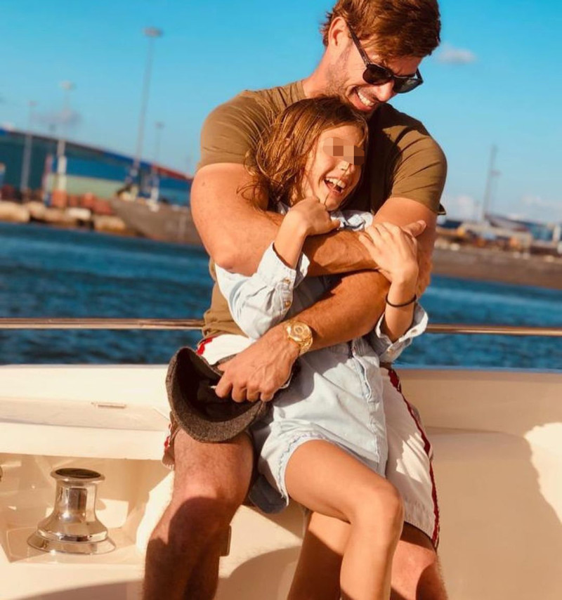 William Levy con su hija