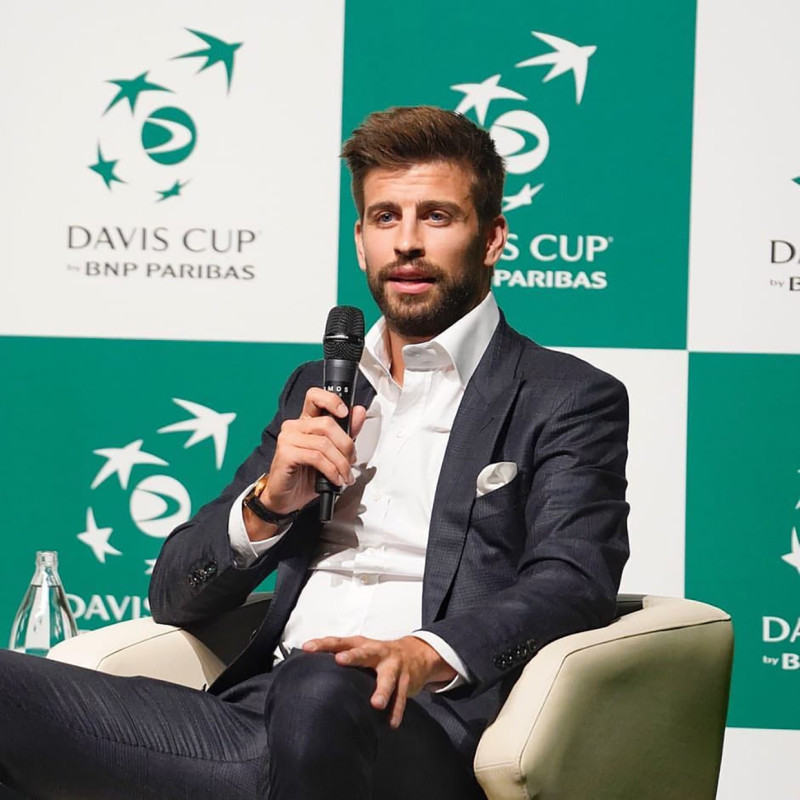 Gerard Piqué presentación copa Davis