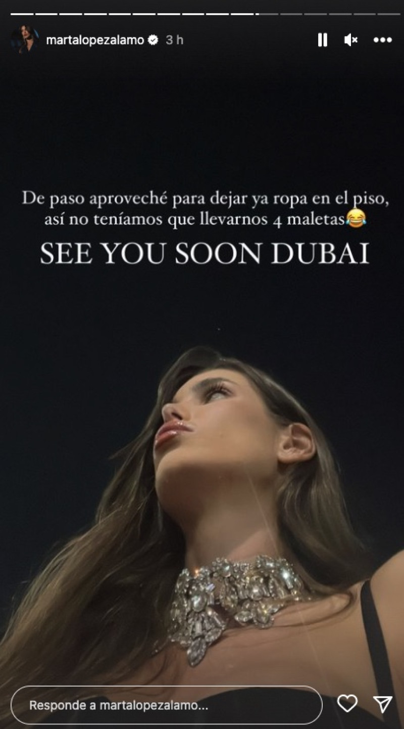 Esta semana Marta López Álamo y Kiko Matamoros se mudan a Dubai