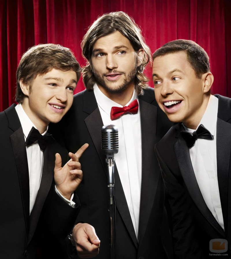 Ashton Kutcher fue uno de los protagonistas de la comedia 'Dos hombres y medio'.