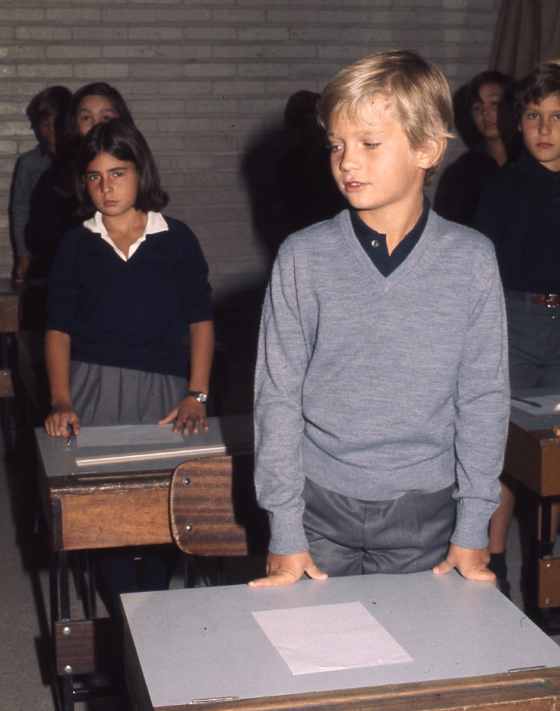 Felipe VI en el colegio