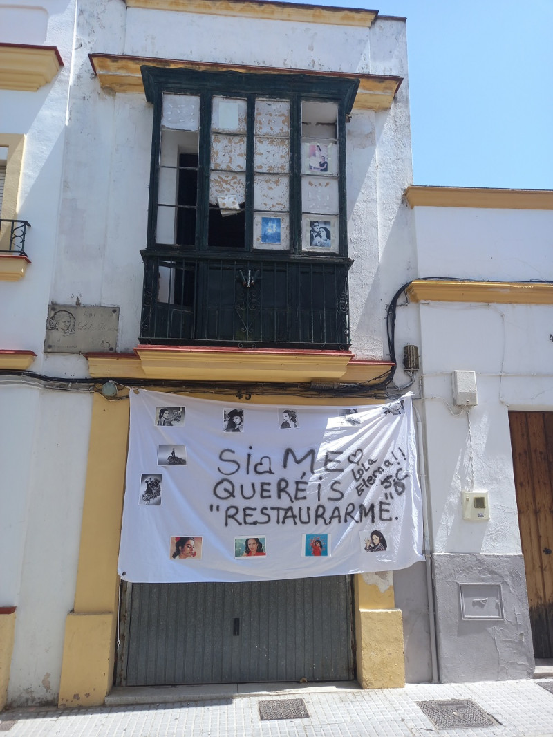 Así se encuentra en la actualidad la casa de Lola Flores.